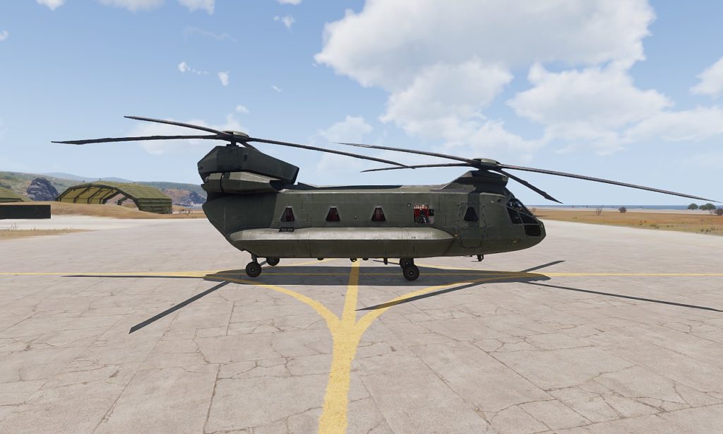 Arma3 Helicopters DLC CH-67 Huron side
