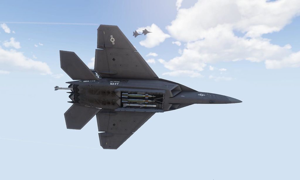 F/A-181 Black Wasp 2 Weapon bay (based f22 and f/a18)